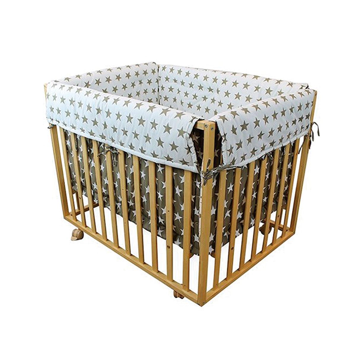 GENERICO - Corral Madera Pino Natural Pintado 98 X 73 X 69.5 Sl140