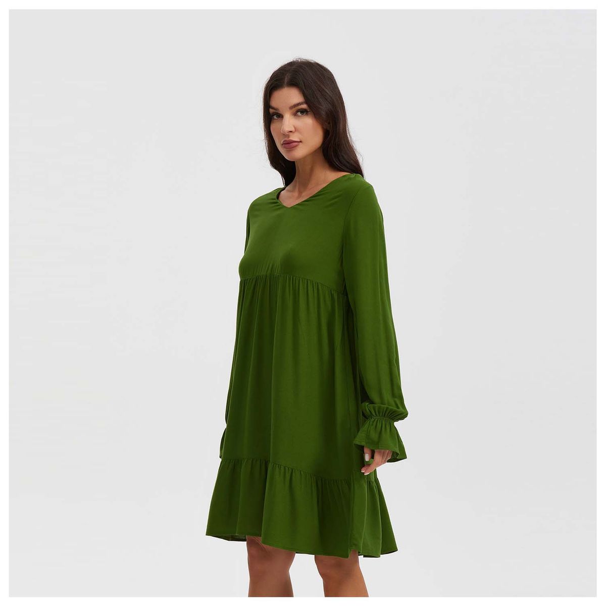 FASHION'S PARK - Vestido Mujer Corto Estampado Negro/Blanco Fashion's Park