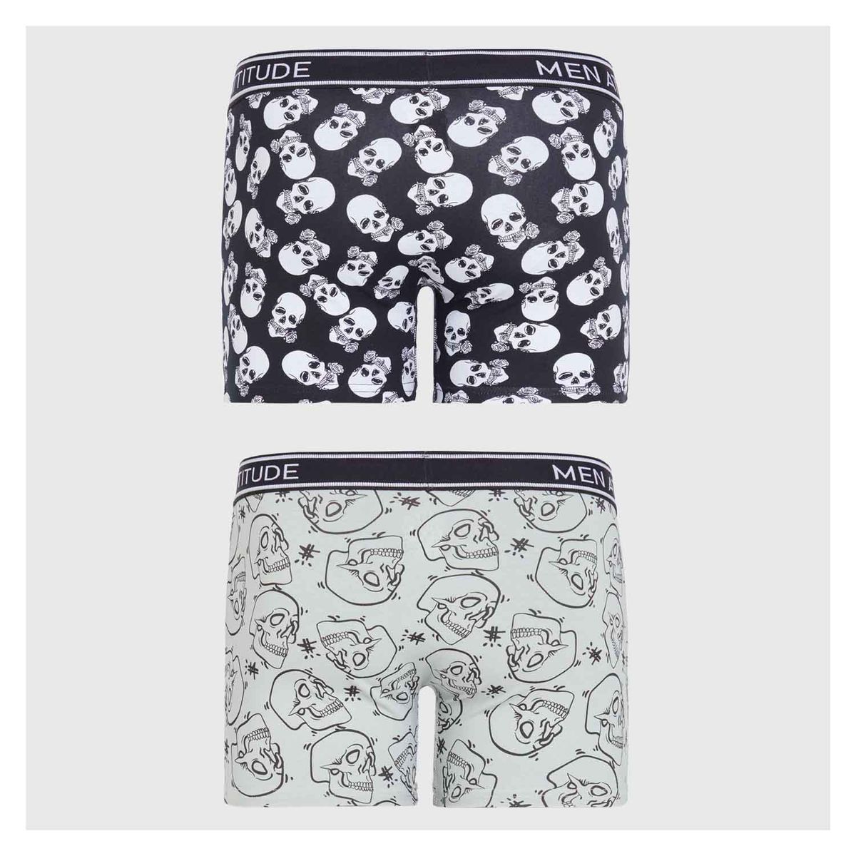 FASHION'S PARK - Boxer Hombre Bipack Liso Print Verde Claro Fashion's Park