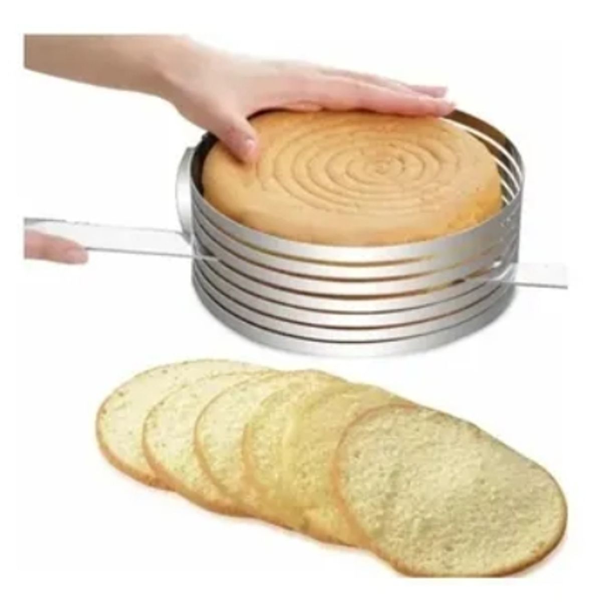 GENERICO - Molde Para Cortar Bizcocho Acero Utensilio Repostería 20 Cm