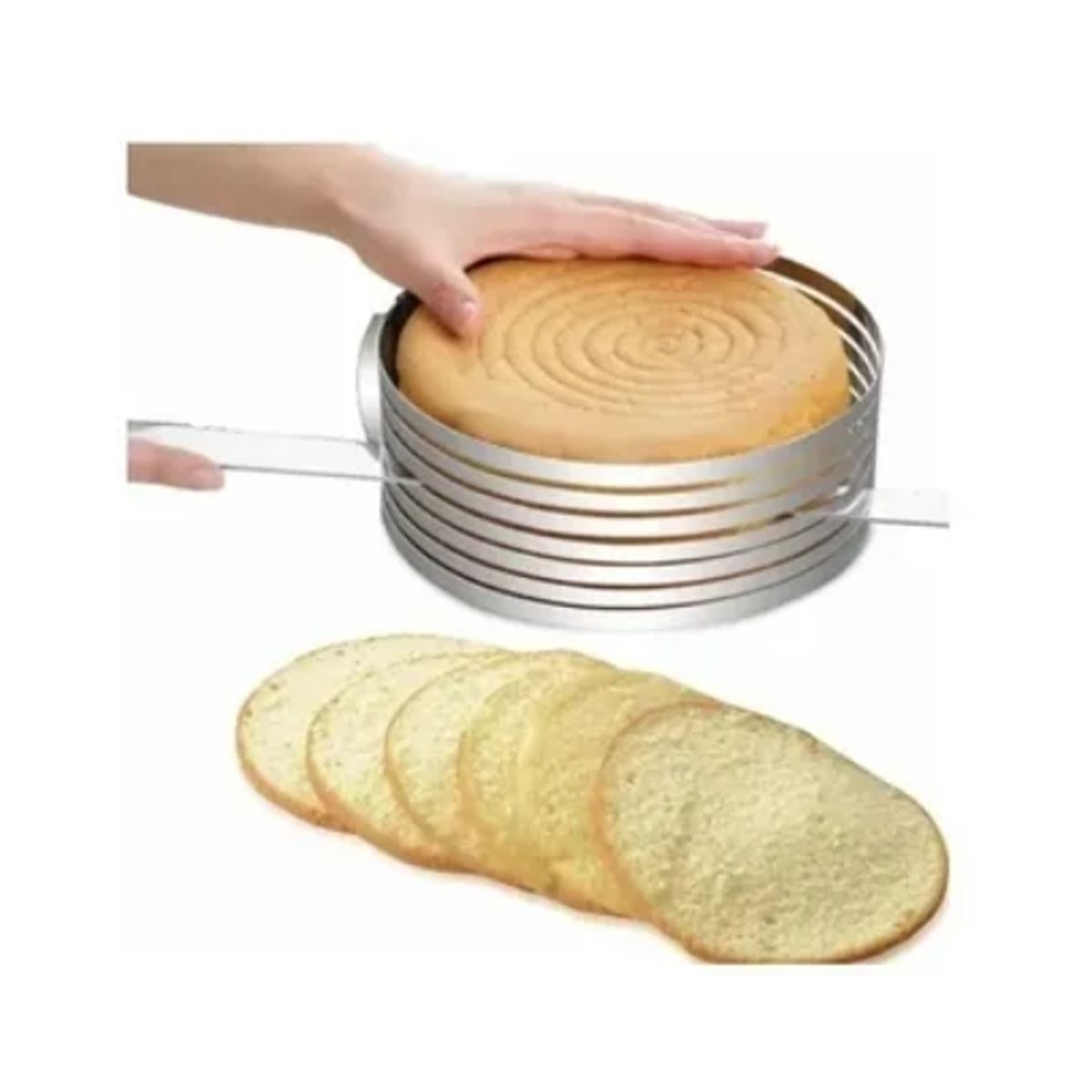 GENERICO - Molde Para Cortar Bizcocho Acero Utensilio Repostería 20 Cm