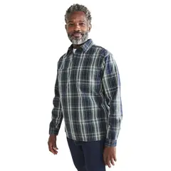 DOCKERS - Camisa Hombre Worker Woven Relaxed Fit Verde