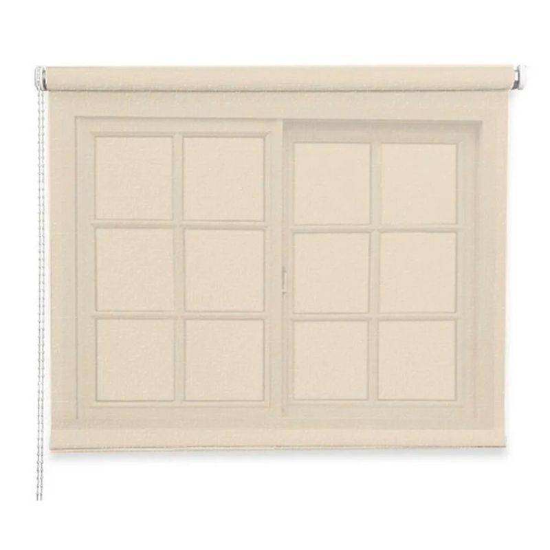 IMPORTCLICK - Cortina Roller Rustica Deluxe 100x160 CM Beige - Beige