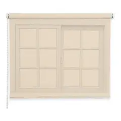 IMPORTCLICK - Cortina Roller Rustica Deluxe 100x160 CM Beige - Beige.
