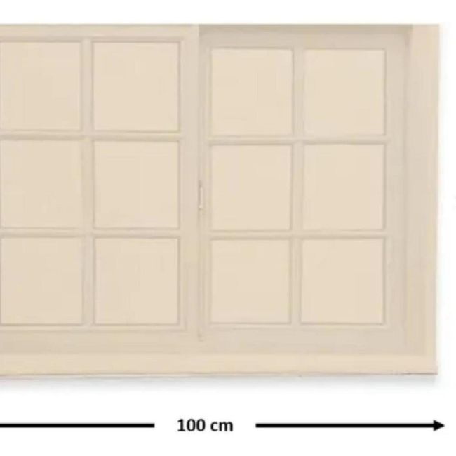 IMPORTCLICK - Cortina Roller Rustica Deluxe 100x160 CM Beige - Beige