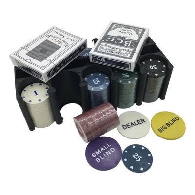 Imagen 2 del producto Set Juego Poker De Mesa 200 Fichas + Naipes Y Mantel