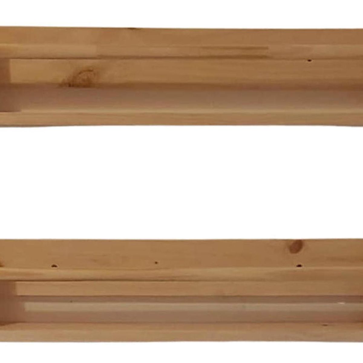 IMPORTCLICK - Repisa Organizador Pared Madera Pino 60X15X14 CM - Café