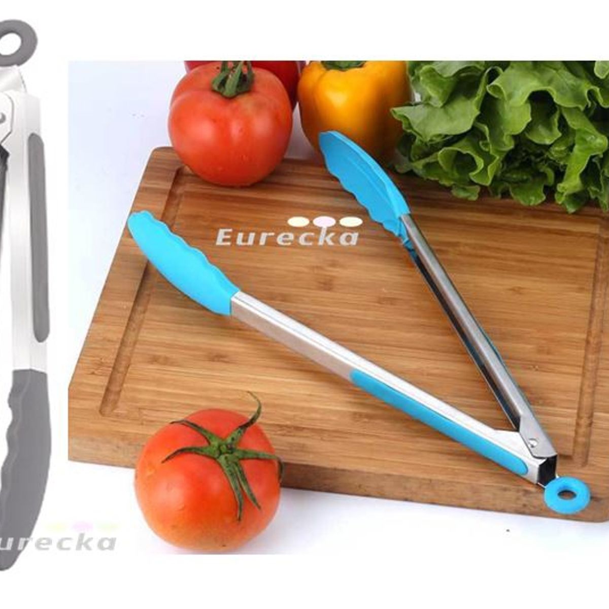 GENERICO - Pinzas Tenazas Cocina Asados Bbq Comedor Acero Inox Silicona