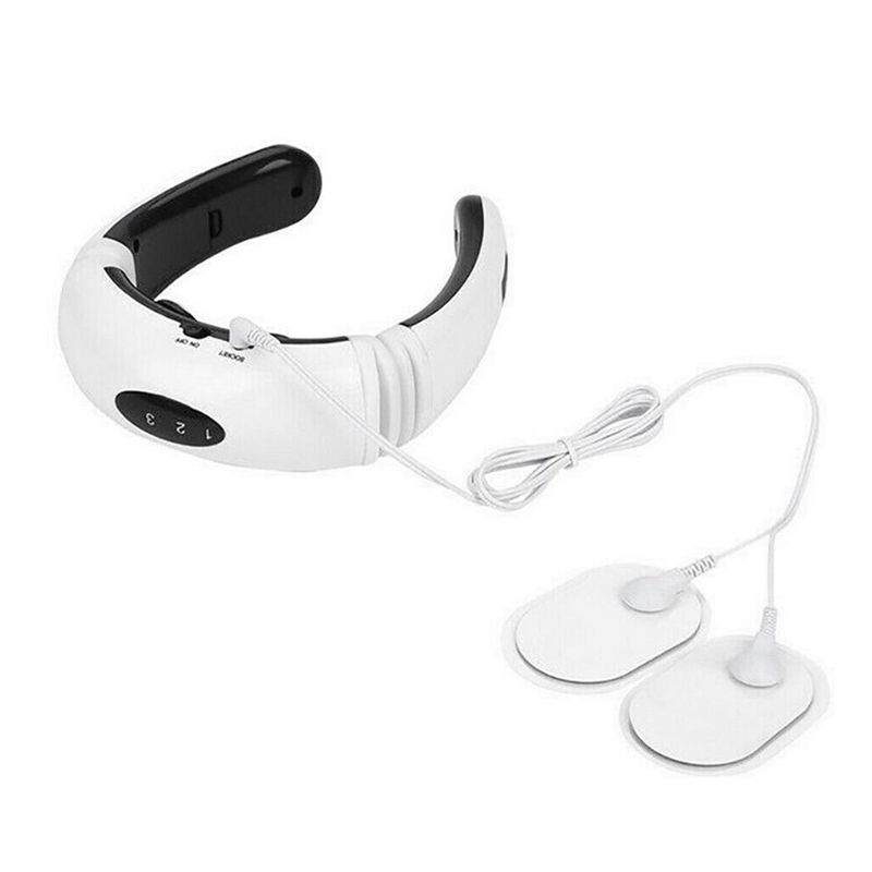 IMPORTCLICK - Electro Estimulador Masajeador Cuello Cervical 2 Electrodos - Blanco
