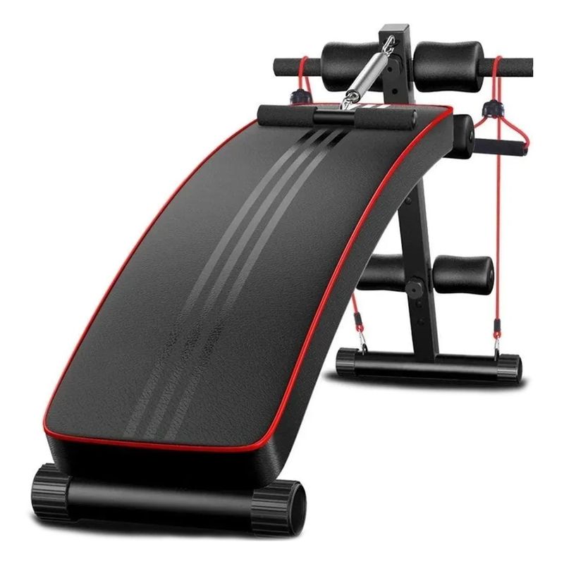 IMPORTCLICK - Banca Camilla GYM Abdominales Bandas Elásticas Ejercicios - Negro