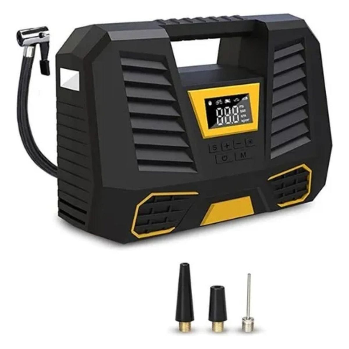 IMPORTCLICK - Compresor de Aire Para Auto Digital Linterna 12 Volt