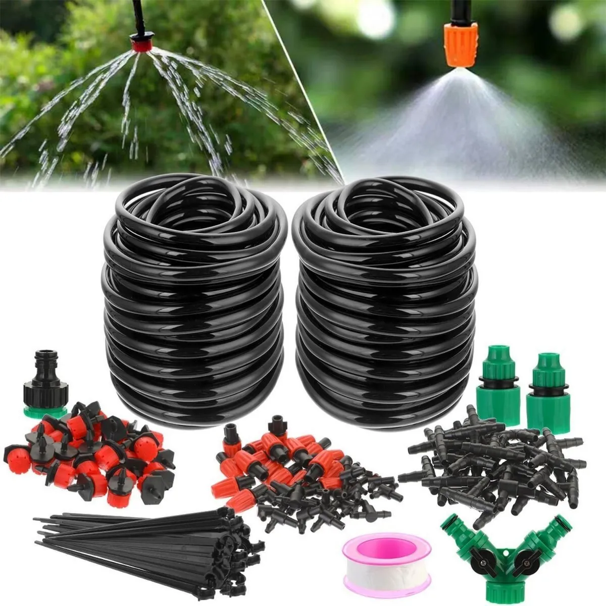 IMPORTCLICK - Kit Sistema De Riego Automático 50m Con Cronometro