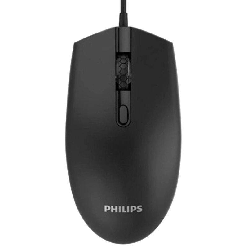 PHILCO - Mouse Con Cable USB Philco 29PPR7204B 2400 Dpi Negro