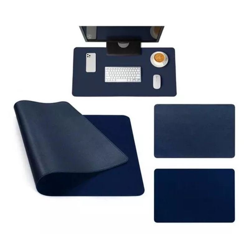 GENERICO - Alfombrilla Mousepad impermeable reversible antideslizante Azul