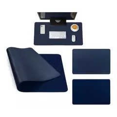 GENERICO - Alfombrilla Mousepad impermeable reversible antideslizante Azul