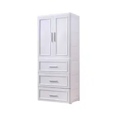 IMPORTCLICK - Closet Organizador Cómoda Hogar 4 Niveles 58 x 40 x 137 CMS