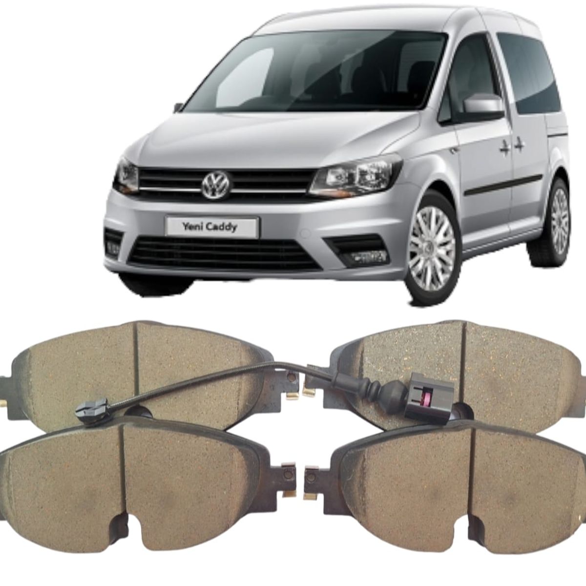 VOLKSWAGEN - Volkswagen Caddy 2.0 TDI Pastilla Freno 2017