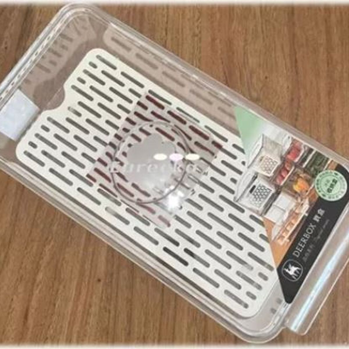 GENERICO - Organizador Refrigerador Acrilico Transparente Con Tapa