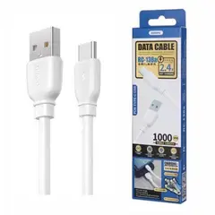 REMAX - Cable USB RC-138a Tipo-C Original Blanco