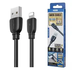 REMAX - Cable Datos Usb A Lightning 1M Negro
