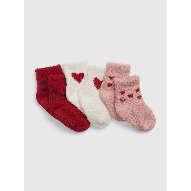 GAP - Calcetines Pack-3 Cómodos Unisex Bebé Multicolor
