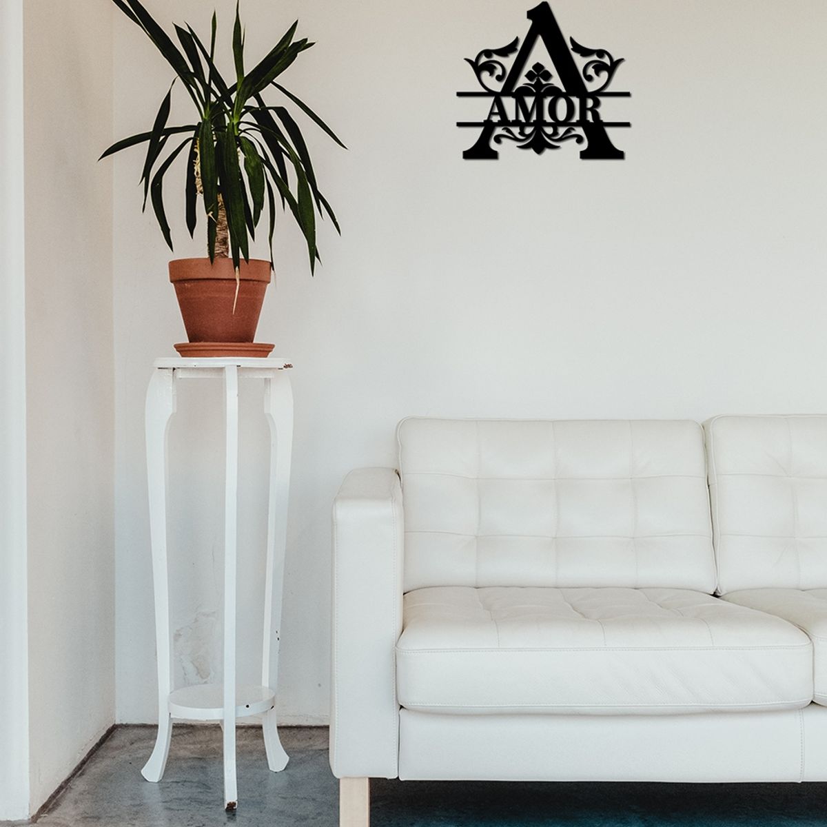 ELAB PROPIA - Cuadro Decorativo Ornamental AMOR - Madera Fun Republic