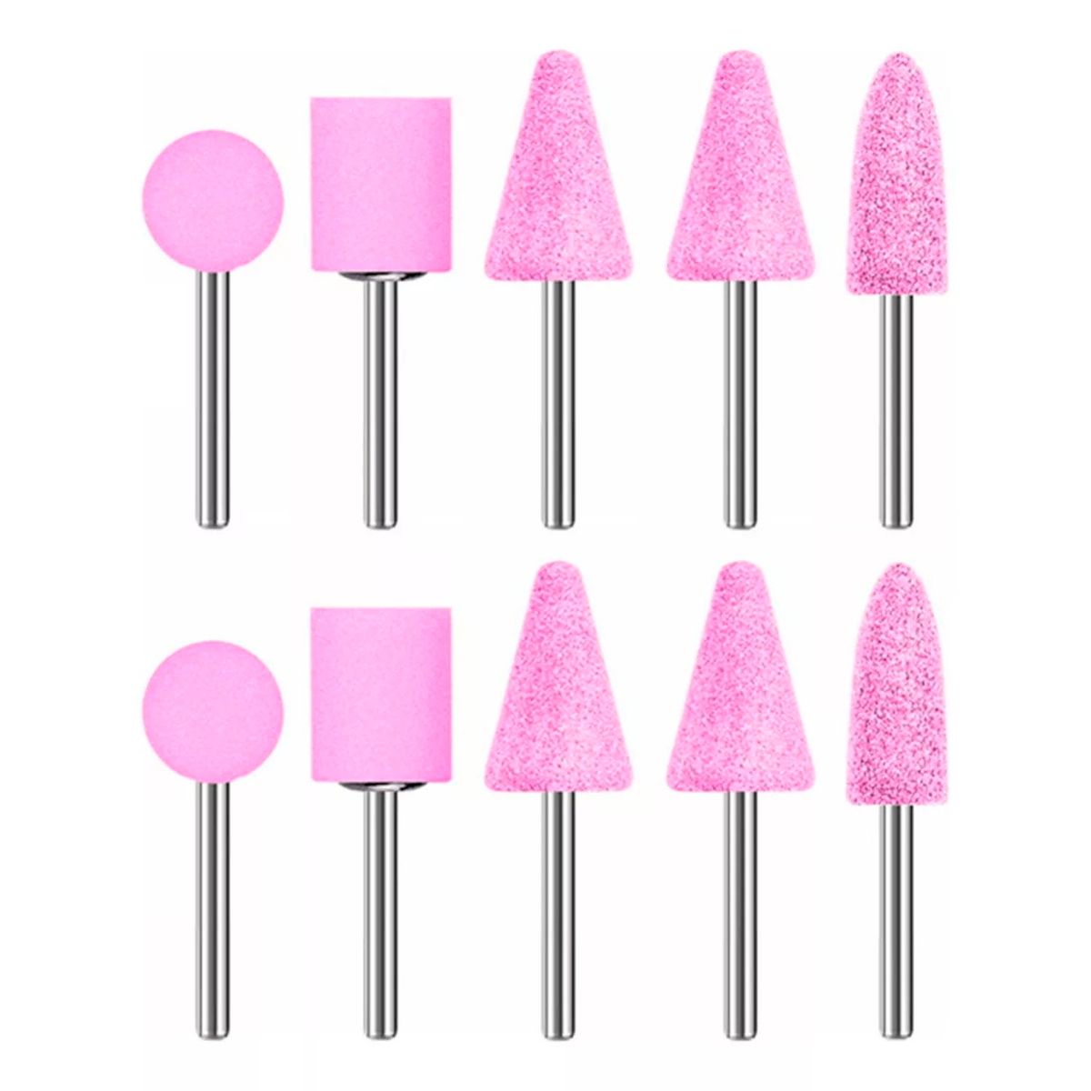 TOTAL TOOLS - Kit Set Jgo De Acc Para Minitorno Tipo Dremel 10pcs Total