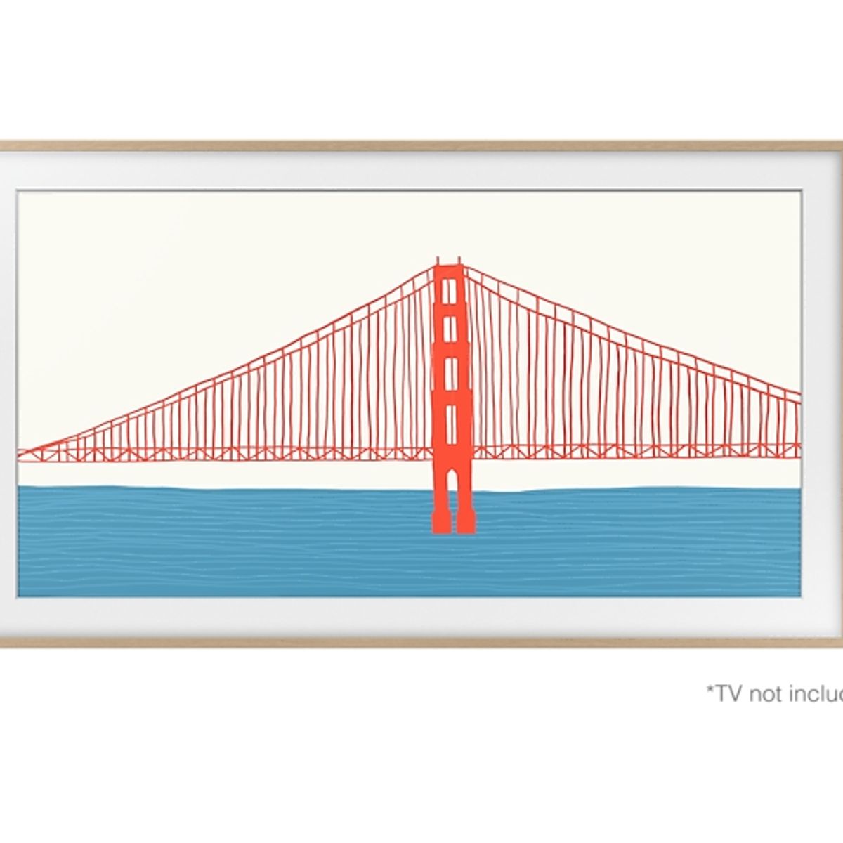 SAMSUNG - Samsung Marco Magnetico Madera The Frame 43