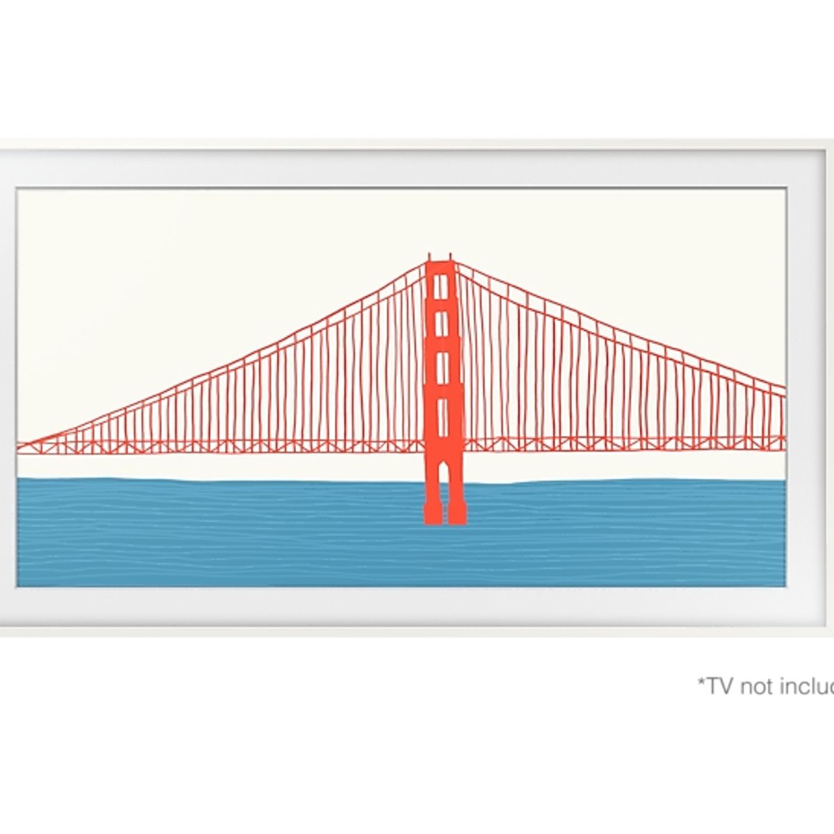 SAMSUNG - Samsung Marco Magnetico Blanco The Frame 85