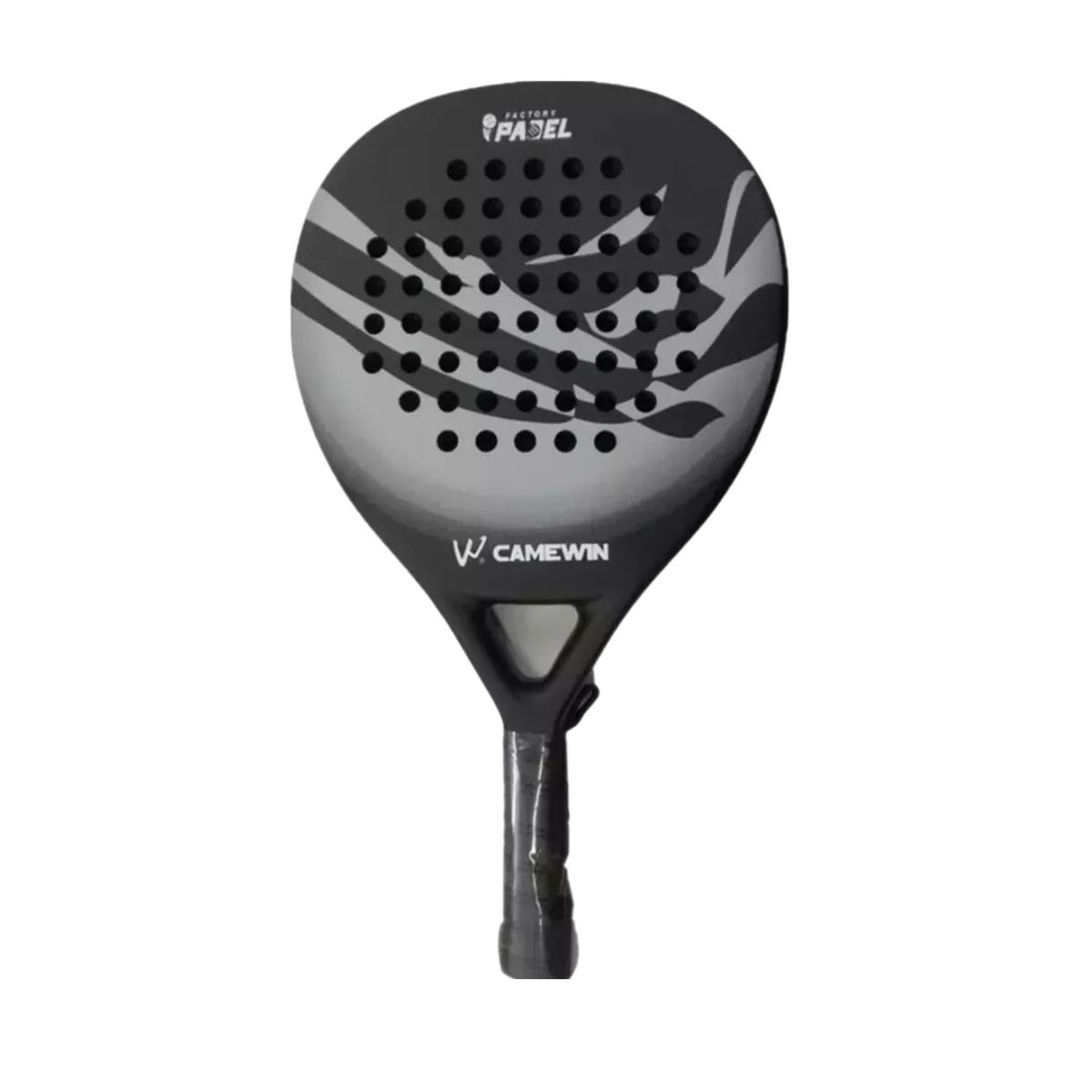 IMPORTCLICK - Pala Pádel Carbono Híbrido 38MM + Bolso Deporte Grafito - Negro