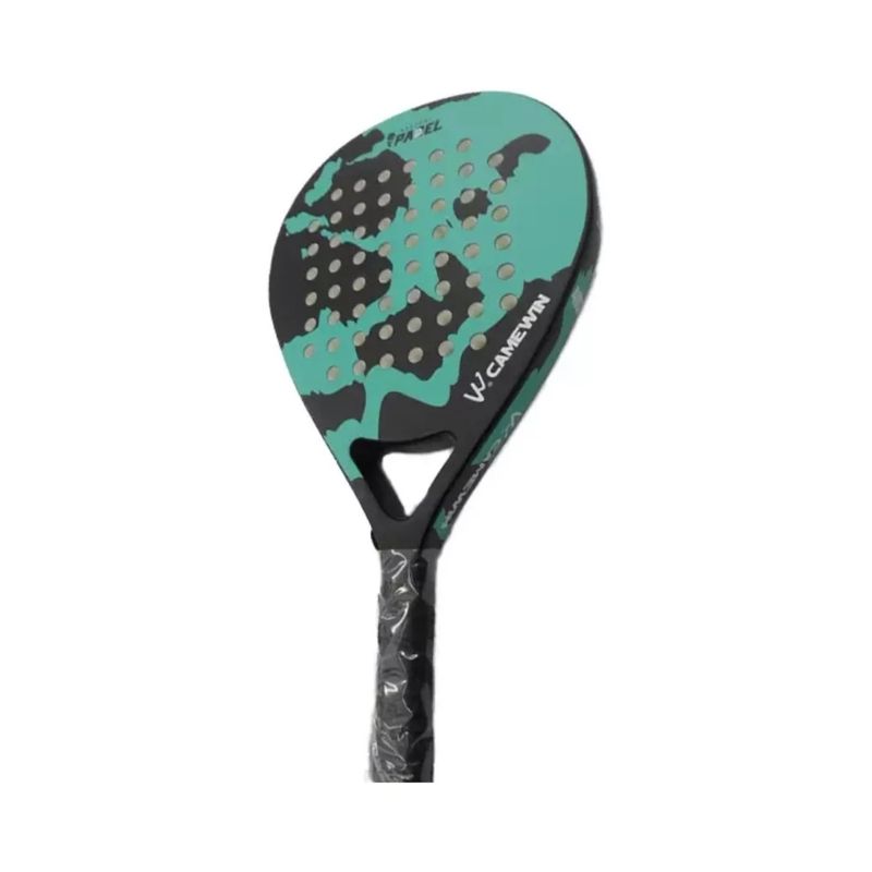 IMPORTCLICK - Pala Pádel Carbono Híbrido 38MM + Bolso Deporte Turquesa IMPORTCLICK