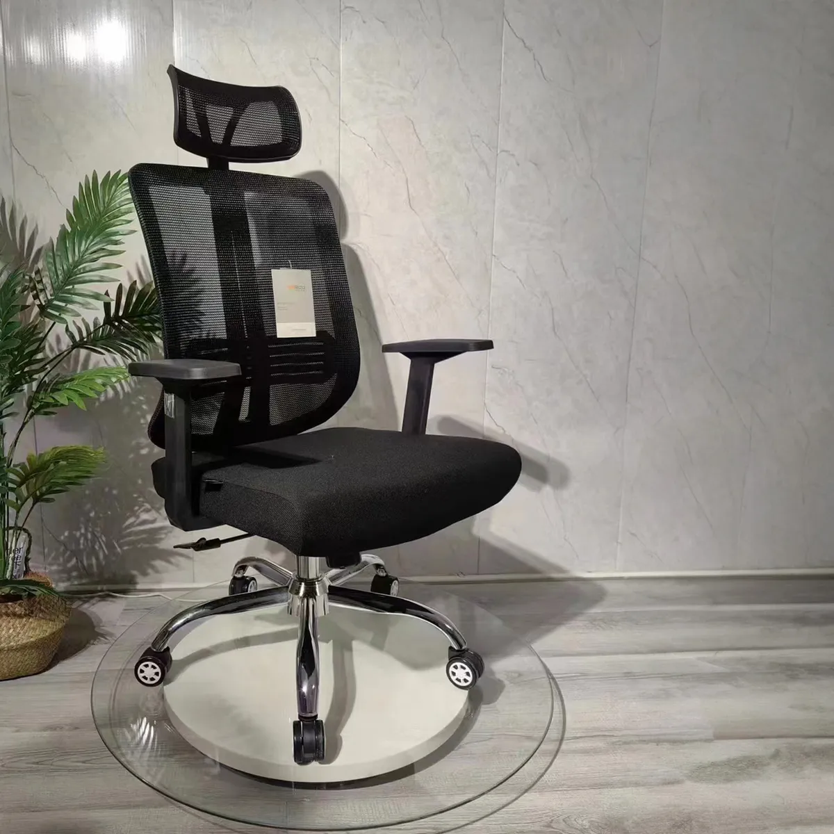 DETODOYMAS - Silla De Escritorio Cuba Alta Regulable Y Cabecero