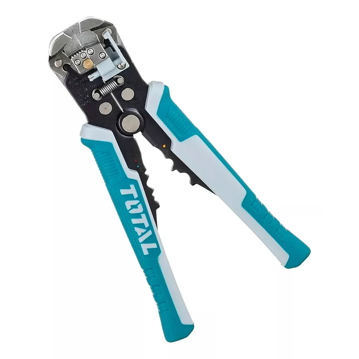 TOTAL TOOLS - Crimpeadora Pelacables Y Detector De Voltaje 210mm Total