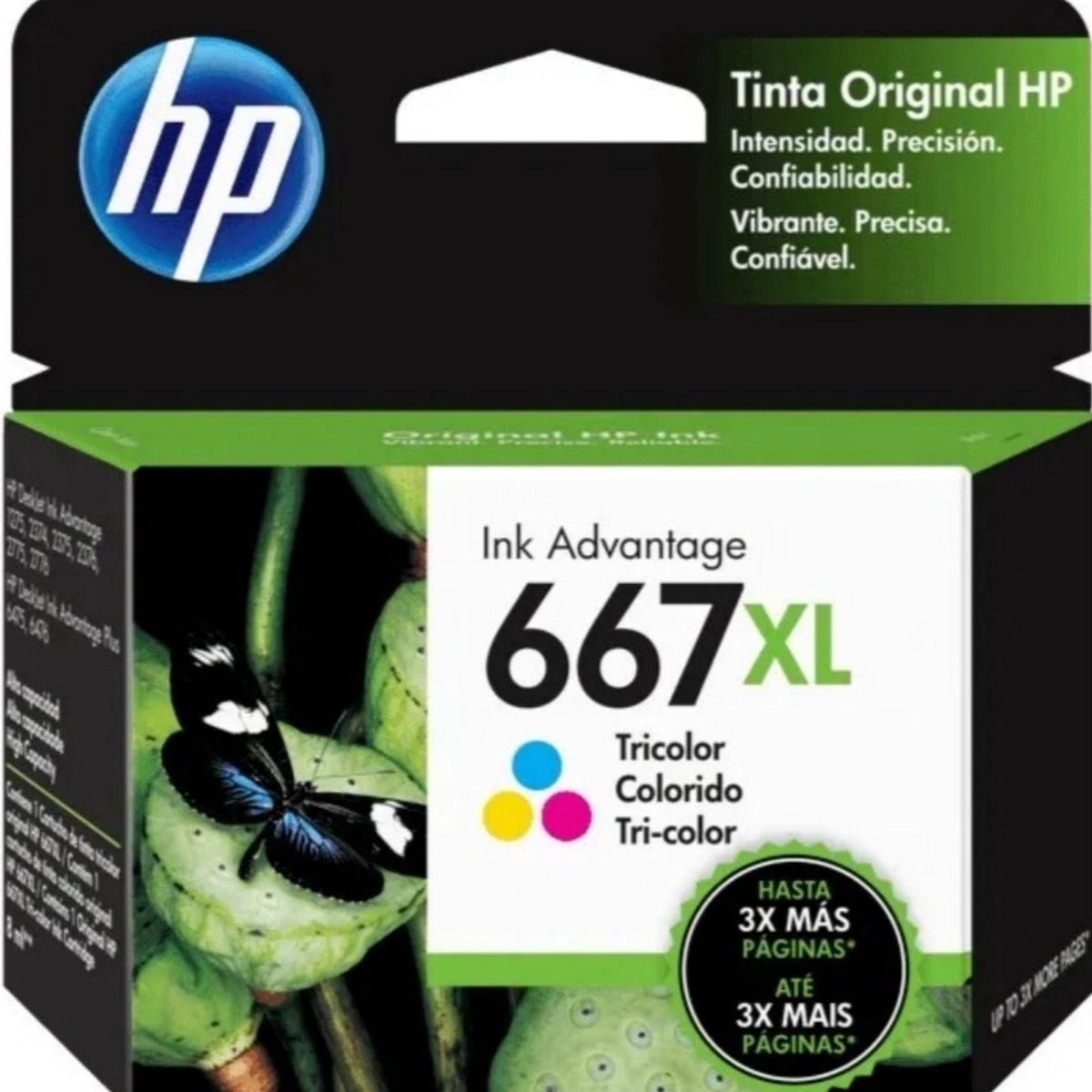 HP - Hp 667xl Tri-color Alta Capacidad 330 Pag / Original