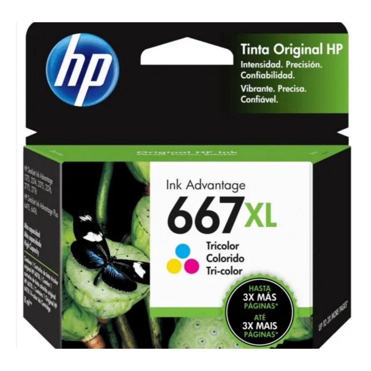 HP - Hp 667xl Tri-color Alta Capacidad 330 Pag / Original