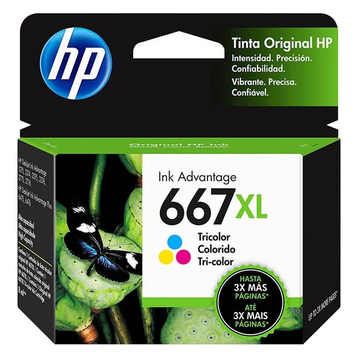 HP - Hp 667xl Tri-color Alta Capacidad 330 Pag / Original