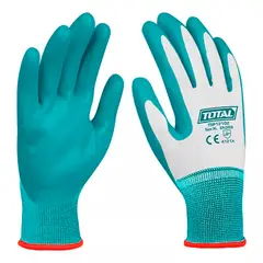 TOTAL TOOLS - Pack 12 Pares De Guantes Seguridad Xl Palma Nitrilo Tsp12102