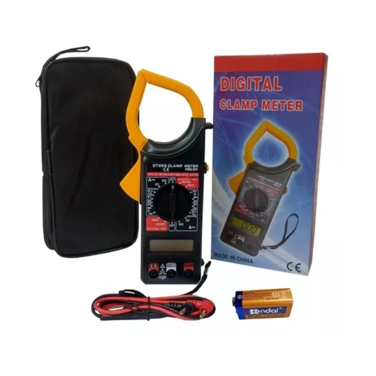 IMPORTCLICK - Tester Pinza Amperimétrica Multímetro Digital - Multicolor