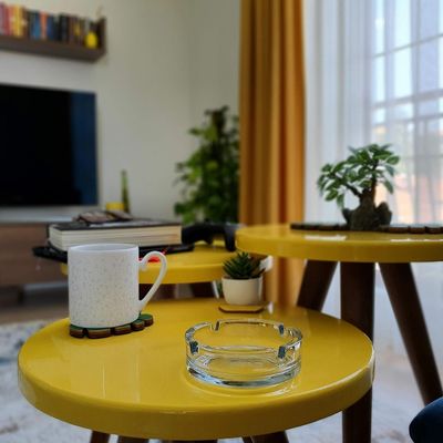 Imagen 2 del producto Set 3 Ceniceros Vidrio Redondo 10x3 CM