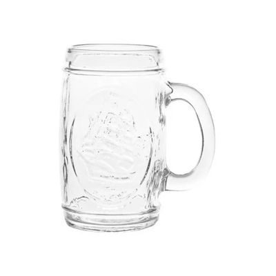 Imagen 2 del producto Set 4 Vasos Choperos Cervecero Bonn Vidrio 400 ML - Blanco