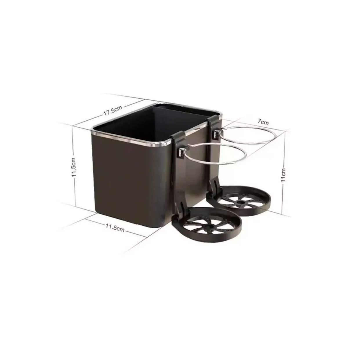 GENERICO - Organizador Porta Vasos Para Autos Soporte Funcional