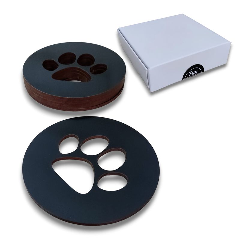 ELAB PROPIA - Posavasos Patitas de Gato - Diseño Exclusivo Fun Republic
