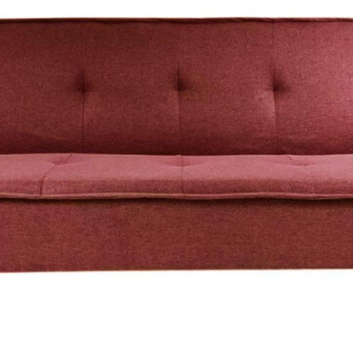 IMPORTCLICK - Futón Sofá Cama Ajustable 170x50x40 CM Burdeo - Burdeos