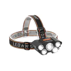 IMPORTCLICK - Linterna Cabeza Frontal LED Recargable Alta Potencia 4 Modo