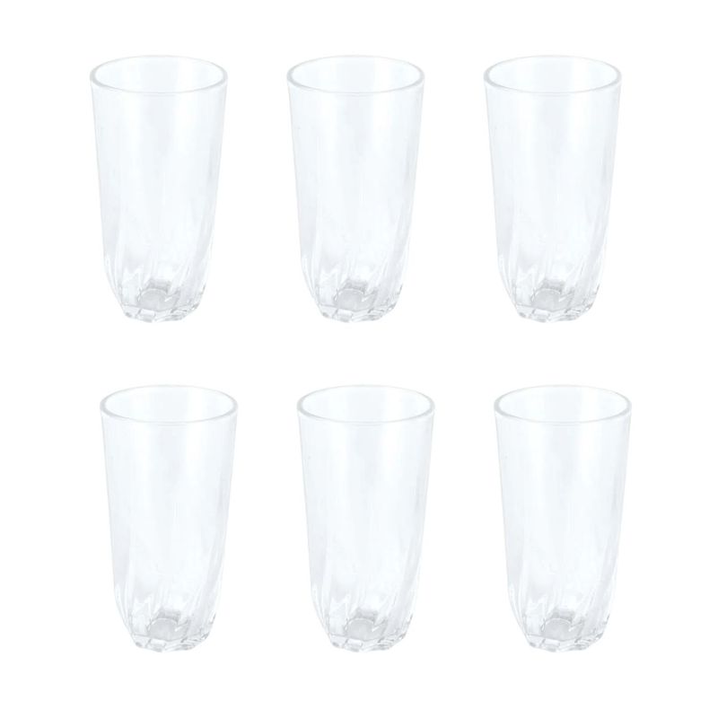 IMPORTCLICK - Set 6 Vasos Vidrio Sevilla 375 ML