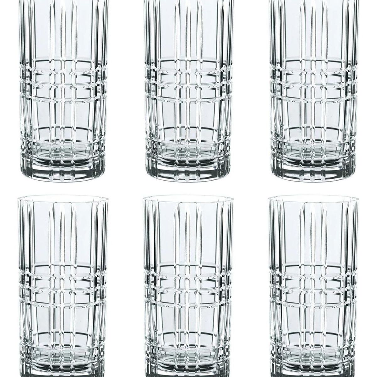 IMPORTCLICK - Set 6 Vasos Vidrio Ceuta 350 ML