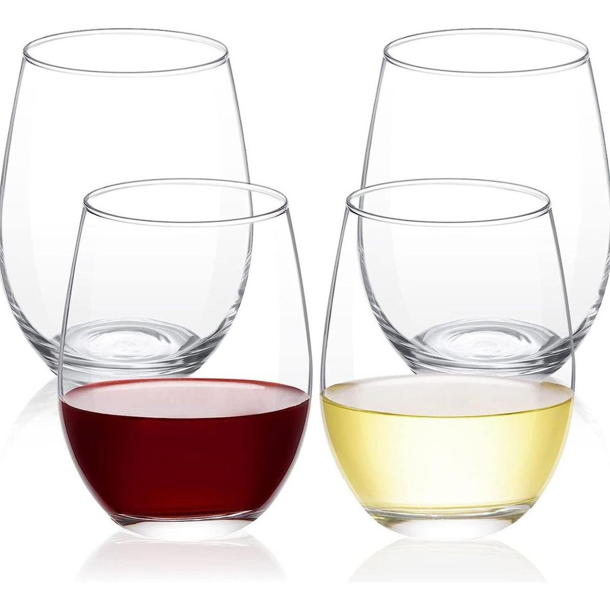 IMPORTCLICK - Set 6 Vasos Vidrio Valencia 375 ML