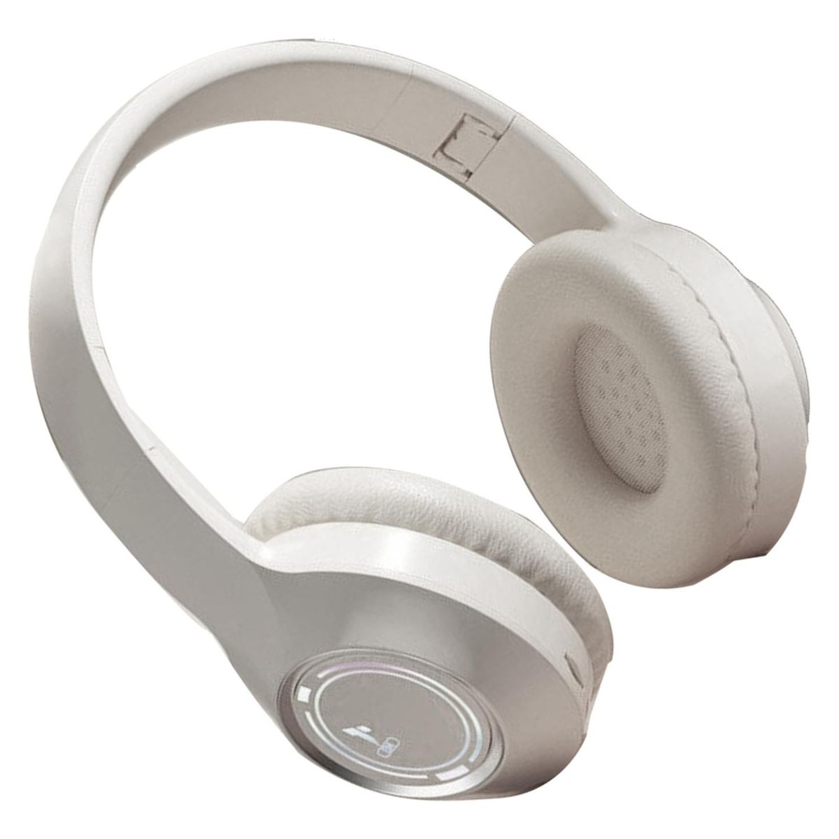 IMPORTCLICK - Audífonos Luminoso Bluetooth 5.3 Plegables HIFI Blanco - Blanco