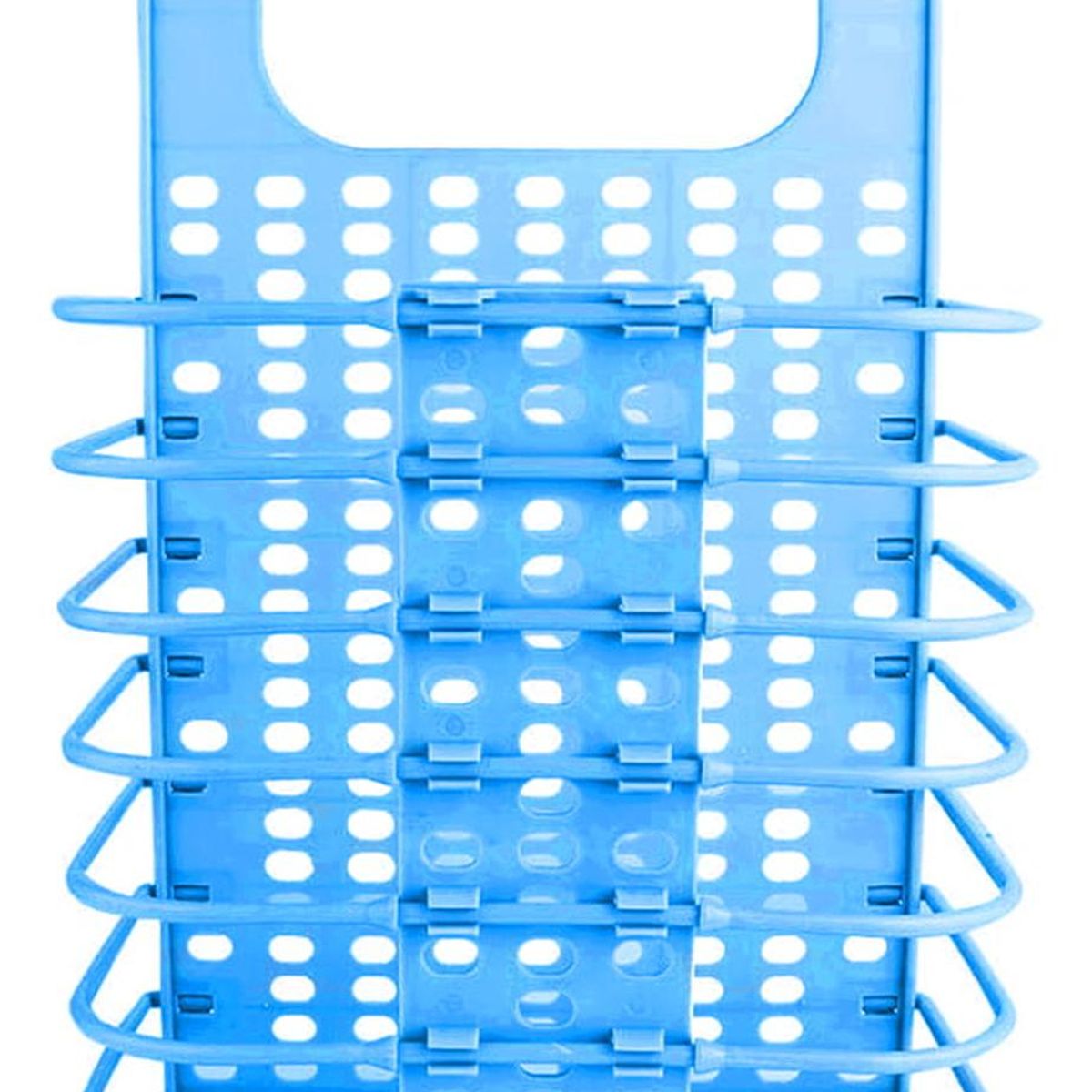IMPORTCLICK - Cesta Baño Lavandería Plegable Celeste 46x27x15 CM - Celeste