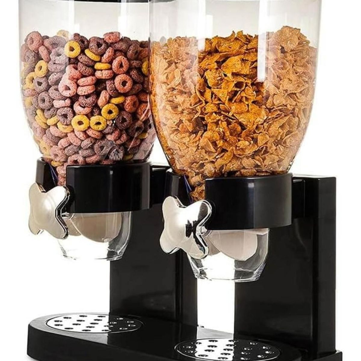 IMPORTCLICK - Dispensador Organizador Cereal Semillas Cocina 520 ML - Negro